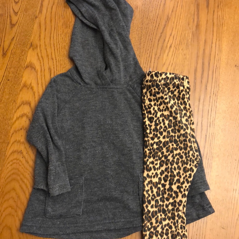 Girls Leopard Print Outfit